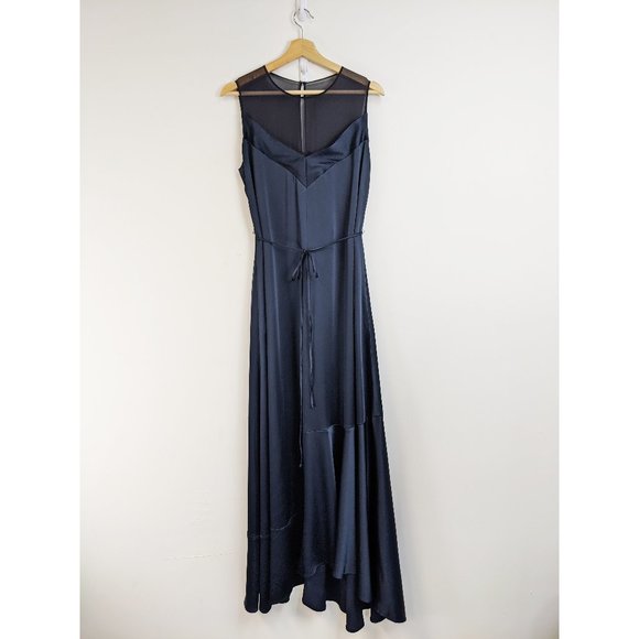 Hugo Boss Dresses & Skirts - NWT Hugo Boss Dalatena Sleeveless Mesh Gown Navy 8